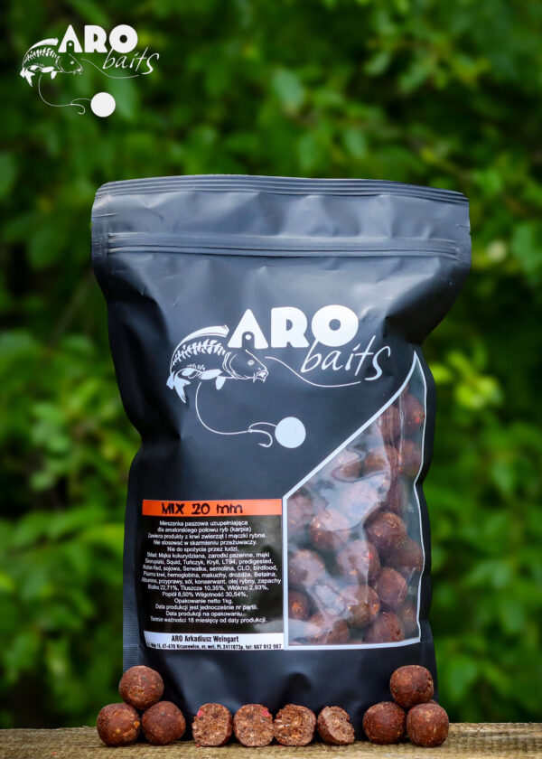 Kulki zanętowe premium 20mm MIX  1kg