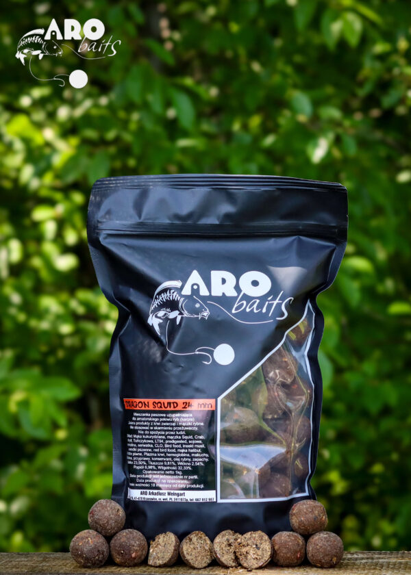 Kulki zanętowe premium 24mm Dragon Squid    1kg