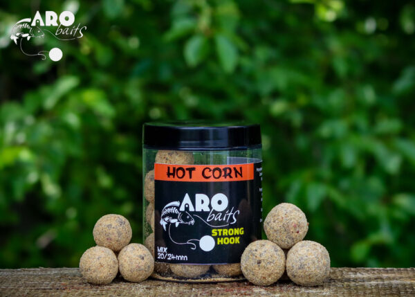 Kulki haczykowe Strong Hook Hot Corn         op.300ml           Kulki 20/24mm